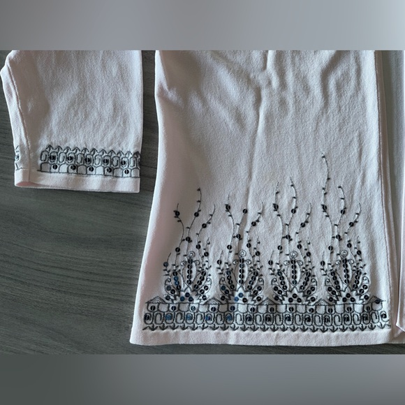 AD Originals Two Piece Cardigan & Sleeveless Top - Pink & Sequins - Size XL - Picture 4 of 16